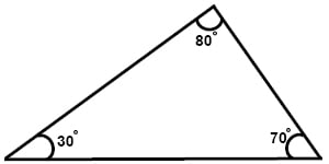 Obtuse angled triangle